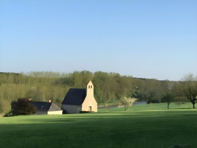 Holiday house Stone House in Sarthe with Historic Chapel - Outdoor photo 3