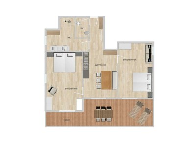 Apartment Apartment Abendsonne - 2 Schlafräume, Dusche/WC - Features photo 53