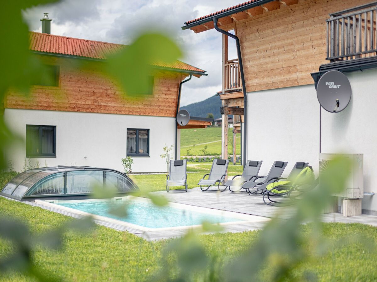 Chalet Chalet in Inzell mit Pool & Alpenblick - Outdoor photo 3