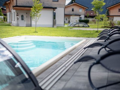 Chalet Chalet in Inzell mit Pool & Alpenblick - Outdoor photo 17