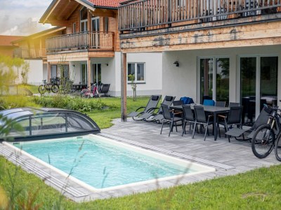 Chalet Chalet in Inzell with Pool & Alpine Views - Outdoor photo 13