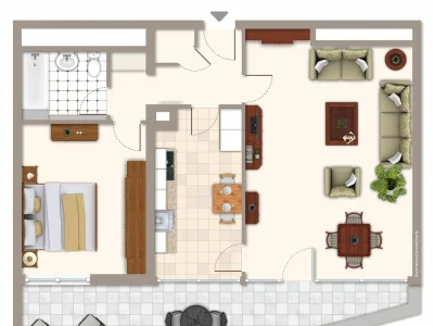 Holiday apartment Ferienwohnung "Weserblick" Columbus Center - Document photo 47