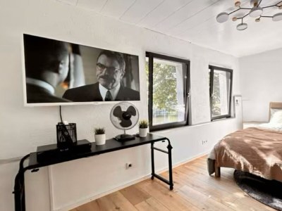 Apartment Ferienhaus, Bad, WC, Flussblick - Features photo 13