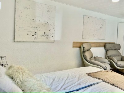 Apartment Ferienhaus, Bad, WC, Flussblick - Features photo 16