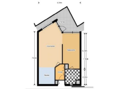 Holiday house Sterflat 85 - Holiday home apartment in Egmond near dunes and beach - Outdoor photo 14