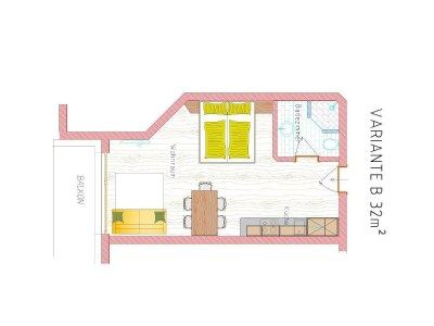 Apartment Appartement/Fewo, 32 qm², Neubau - Features photo 14