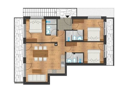 Apartment Appartement/Fewo, Dusche, WC, 3 Schlafräume - Outdoor photo 20