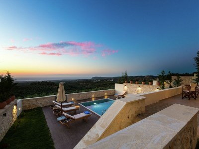 Villa Villa Arkadi mit Panorama-Pool und Natur - Outdoor photo 5