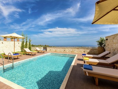 Villa Villa Arkadi mit Panorama-Pool und Natur - Outdoor photo 8