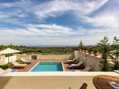 Villa Villa Arkadi mit Panorama-Pool und Natur - Outdoor photo 13