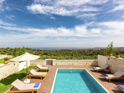 Villa Villa Arkadi mit Panorama-Pool und Natur - Outdoor photo 16