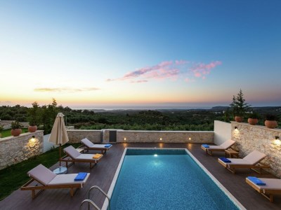 Villa Villa Arkadi mit Panorama-Pool und Natur - Outdoor photo 18