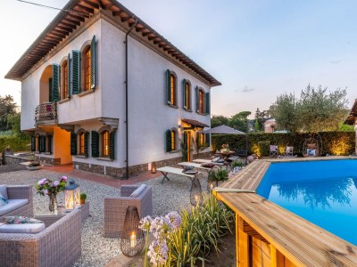 Villa Villa in Lucca mit Pool und Landschaftsblick - Outdoor photo 42