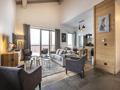 Apartment Apartment in La Rosière with Stunning Alpine Views - Features photo 14