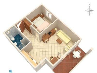 Apartment One bedroom apartment near beach Rogoznica A-3094-a - Outdoor photo 15