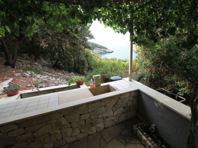 Holiday house One bedroom house with terrace and sea view Cove Rasohatica, Korčula K-9233 - Outdoor photo 25