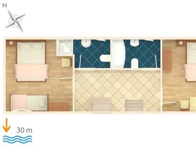 Apartment Comfortable and spacious apartment near beach Zubovići, Pag A-4065-a - Outdoor photo 59