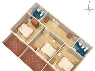 Apartment Comfortable and spacious apartment near beach Zubovići, Pag A-4065-a - Outdoor photo 60