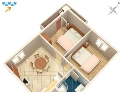 Apartment Two bedroom apartment near beach Arbanija, Čiovo A-9700-a - Outdoor photo 30