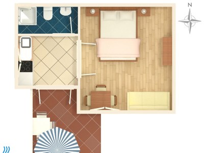 Apartment One bedroom apartment with terrace Rogoznica A-4313-d - Outdoor photo 23