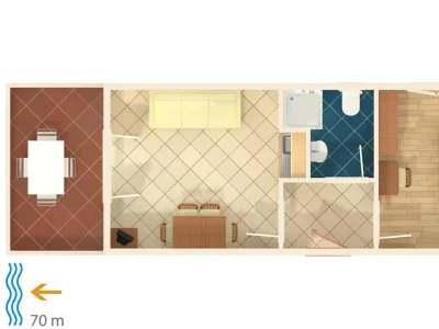 Apartment One bedroom apartment with terrace and sea view Cove Soline, Dugi otok A-448-a - Outdoor photo 24