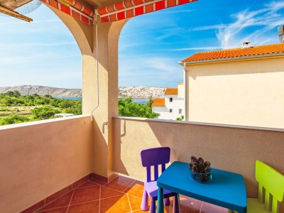 Apartment One bedroom apartment with terrace and sea view Barbat, Rab A-22584-a - Outdoor photo 19