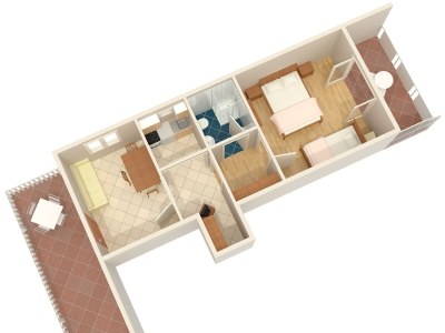 Apartment One bedroom apartment with terrace and sea view Pisak, Omiš A-1004-b - Outdoor photo 32