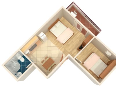 Apartment One bedroom apartment near beach Promajna, Makarska A-2673-a - Outdoor photo 16