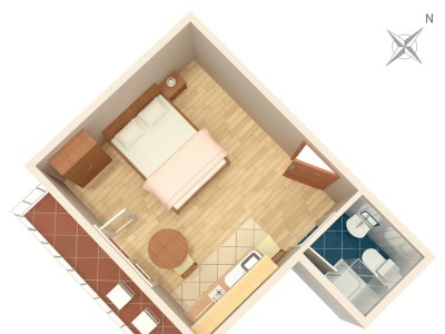 Apartment Studio flat with balcony and sea view Bol, Brač AS-2878-a - Outdoor photo 14