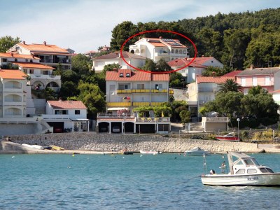 Apartment Two bedroom apartment with terrace and sea view Banjol, Rab A-5022-a in Rab - Apartment