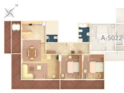 Apartment Two bedroom apartment with terrace and sea view Banjol, Rab A-5022-a - Outdoor photo 46