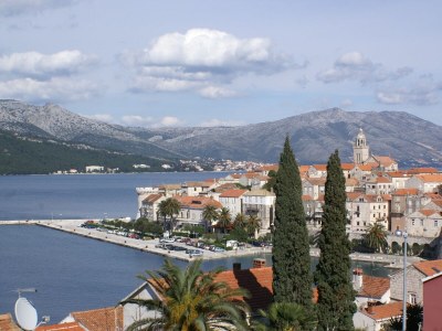 Apartment One bedroom apartment with terrace and sea view Korčula A-4349-a - Outdoor photo 15