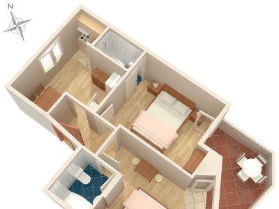 Apartment Two bedroom apartment near beach Podgora, Makarska A-6781-a - Outdoor photo 30