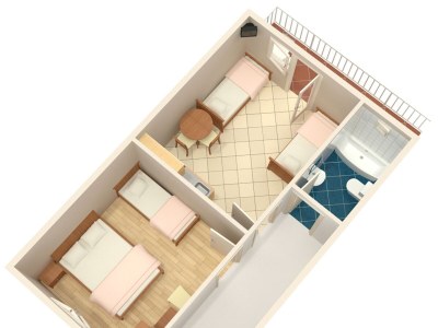 Apartment One bedroom apartment with balcony and sea view Podaca, Makarska A-6874-a - Outdoor photo 24