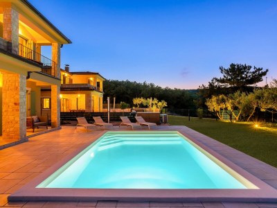 Villa Villa Pinaza A with heated pool, sauna, and **whirlpool in Vrbnik - Outdoor photo 2