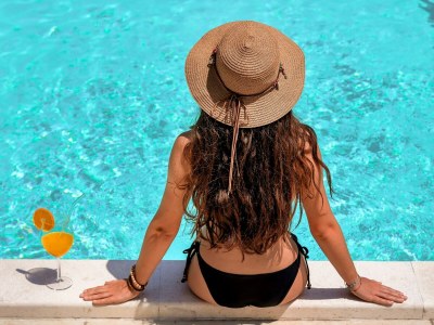 Villa Villa Pinaza A with heated pool, sauna, and **whirlpool in Vrbnik - Outdoor photo 12