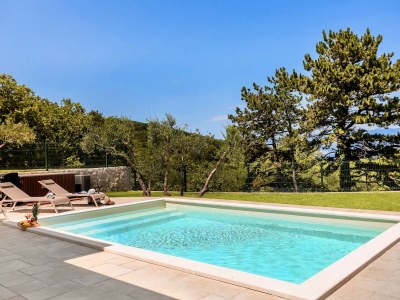 Villa Villa Pinaza B with heated pool, sauna, and whirlpool in Vrbnik - Outdoor photo 8