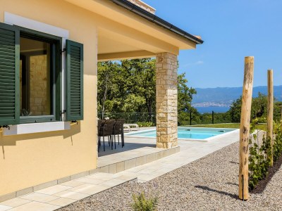 Villa Villa Pinaza C with heated pool, sauna, and whirlpool in Vrbnik - Outdoor photo 10