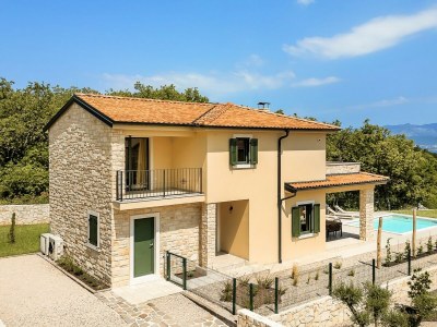 Villa Villa Pinaza C with heated pool, sauna, and whirlpool in Vrbnik - Outdoor photo 14