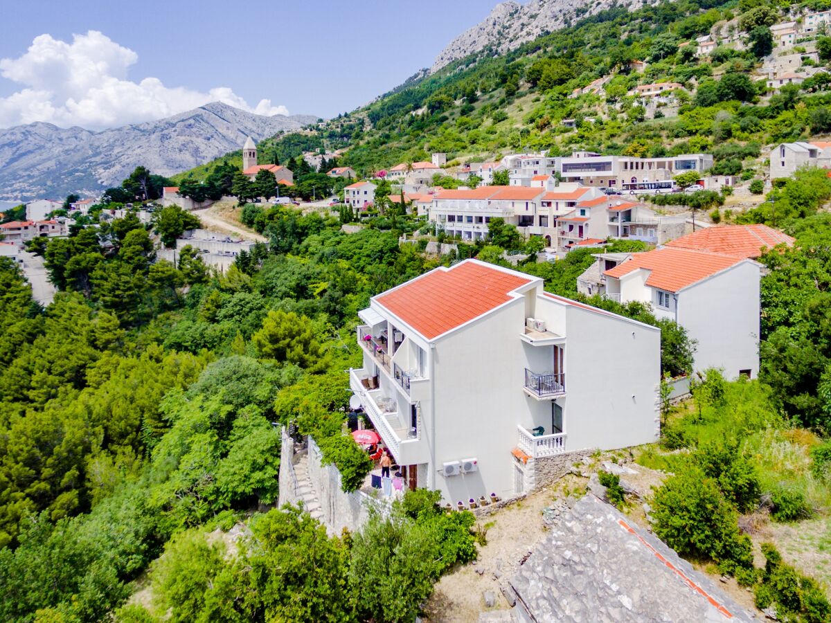 Apartment Two bedroom apartment with terrace and sea view Brela, Makarska A-24541-a - Outdoor photo 5