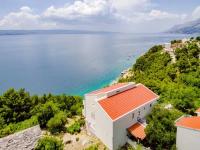 Apartment Two bedroom apartment with terrace and sea view Brela, Makarska A-24541-a in Brela - Apartment