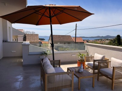 Villa Three bedroom house with terrace and sea view Pakoštane, Biograd K-24223 - Outdoor photo 33