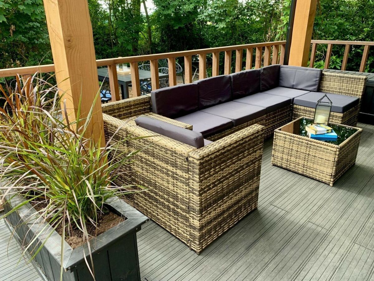 Holiday house Modern chalet with terrace, veranda - Outdoor photo 2