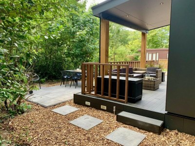 Holiday house Modern chalet with terrace, veranda - Outdoor photo 5