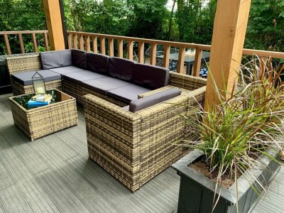 Holiday house Modern chalet with terrace, veranda - Outdoor photo 10