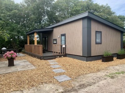 Holiday house Modern chalet with terrace, veranda - Features photo 17