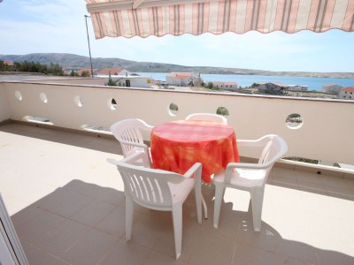 Apartment One bedroom apartment with terrace and sea view Kustići, Pag A-6287-a - Outdoor photo 24