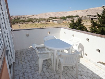 Apartment One bedroom apartment with terrace and sea view Kustići, Pag A-6287-c - Outdoor photo 23