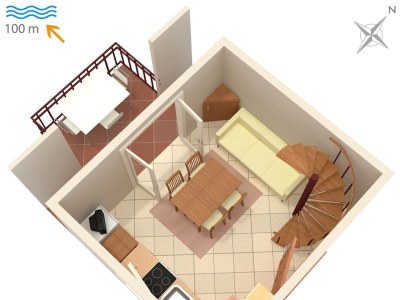 Apartment One bedroom apartment with terrace Artatore, Lošinj A-2509-e - Outdoor photo 28