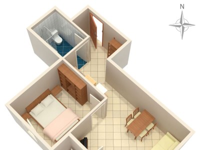 Apartment One bedroom apartment with terrace and sea view Mandre, Pag A-6405-b - Outdoor photo 22